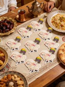 50/25pcs Sheep Shaped Candy Cardboard For Eid Al Adha Dining Table Center Candy Decoration Cardboard For Birthdays, Weddings, Eid Al Adha, Theme Party Candy Packaging Paper - One Size - View 8