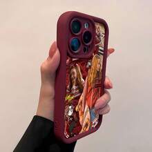 Fundas para móvil con diseño de Max de  en color rojo. Compatibles con , Apple, VIVO, OPPO, , Transsion, ,  y Honor. Fabricadas en silicona TPU, ofrecen protección contra golpes y caídas. - Burdeos - Ver 4