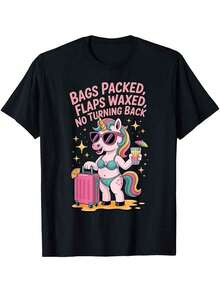Embarrassing Shirt Funny Inappropriate Travel Adult Humor T-Shirt For Men Women, - Black - View 2