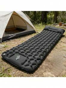 Ultra-Lightweight Inflatable Camping Mat, Sleeping Pad With Built-In Pump And Pillow - Perfect For Camping, Outdoor, Beach, Hiking, Outdoor Adventure, Inflatable Beach Bed, Pool, Gift For Friends, Mother's Day Gift - A - View 2