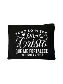 Bolso de lona con tema cristiano y bolsa de cosméticos, impreso con Dios, Jesús, cristianismo y elementos religiosos, bolso multifuncional portátil, bolsa de compras, bolso de lona impreso reutilizable para damas, bolsa de compras con doble asa, bolso de lona casual de gran capacidad, adecuado para el trabajo, la escuela y las compras, conveniente para uso al aire libre, regalo del Día de la Madre, regalo para creyentes cristianos - Multicolor - Ver 17