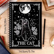 1pc Cute Cat Spiral Weekly Planner Notebook, Travel Journal, Active Student Study Planner, Learning Gift, Student Reward, Memo Pad, Personal Organizer, Office Scheduler, Goals & To-Do List, Spiral Bound Weekly Planner Notebook - G - View 2