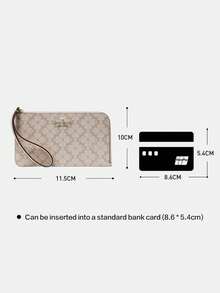 Ví cầm tay chống trộm RFID KS LUCY, ví đựng điện thoại thông minh dành cho nữ. - Màu be - Xem 7