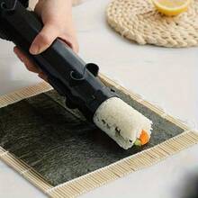 1 cái Máy làm sushi đẩy tay kiểu Nhật, máy làm sushi nhanh, khuôn cuốn cơm kiểu Nhật, dụng cụ cuốn rau củ và thịt, dụng cụ nhà bếp - Xem 6