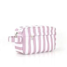 1pc - Stylish Striped Diaper Storage Bag, Large Capacity Diaper Bag With Handle, Waterproof Baby Product Storage Bag, Travel-Friendly Accessory. - Multicolor - View 9