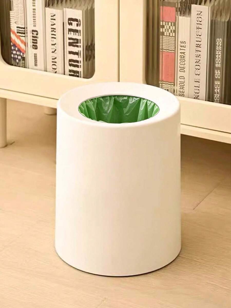 Thùng rác để bàn tối giản hai lớp kèm túi rác 10L, thùng rác nhỏ gọn cho nhà, văn phòng, phòng ngủ và nhà bếp. - Nhiều màu - Xem 1