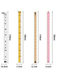 1pc Unicorn/Giraffe/Dinosaur Height Measurement Wall Sticker - Creative Cartoon Growth Chart Decal, Suitable For Room And Home Decor - Self-Adhesive Removable, Sticker, Wall Decal, Vinyl Decal, Home Decor, Spring Decoration, Refresh Your Home, Holiday Decoration Sticker, Birthday Graduation Gift - Multicolor - View 8