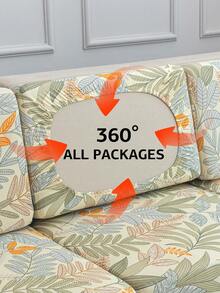 1 chiếc bọc đệm ghế sofa co giãn in họa tiết, bọc ghế sofa hình chữ L, bọc tựa lưng sofa riêng biệt, bảo vệ đồ nội thất, bọc đệm sofa co giãn, bọc sofa 3 chỗ, bọc sofa 2 chỗ - Xanh nhạt - Xem 4