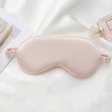 4pcs/Set Silk-Like Eye Mask, Headband, Scrunchie Sleep Set Home AccessoriesFor Bedroom,Travel,Office,School, Back To School Supplies - Champagne - View 38