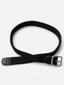 Thắt lưng chun 3cm, thắt lưng vải bố, thắt lưng khóa ghim kiểu dáng thường ngày dành cho cả nam và nữ. - Khóa vuông - Xem 10