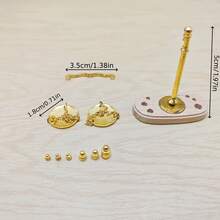 Mini Retro Vintage Balance Scale Model, Classical Scale, BJD Miniature Scene Prop Model Accessory, Pocket-Sized Scene Decor, Collectible Gift For Hobbyists And Enthusiasts - Multicolor - View 6