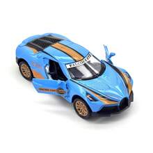 Coche de juguete de aleación con resorte para niños, coche de carreras realista, artículo coleccionable, regalo. - Rosa - Ver 5