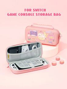 1個 Y2K風格卡通像素貓插圖保護殼，適用於Nintendo Switch 2 (2025)遊戲主機，相容於Switch NS/Switch OLED/Switch Lite，TPU軟殼，通用保護套，Switch控制器保護套，Switch遊戲配件，相容於遊戲手把收納袋，防摔、防滑、防刮、時尚，送給家人和朋友的最佳禮物 - 查看 11