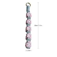 1 chiếc dây đeo điện thoại/móc khóa hình hoa cúc đan thủ công bằng macrame. - Nhiều màu - Xem 17