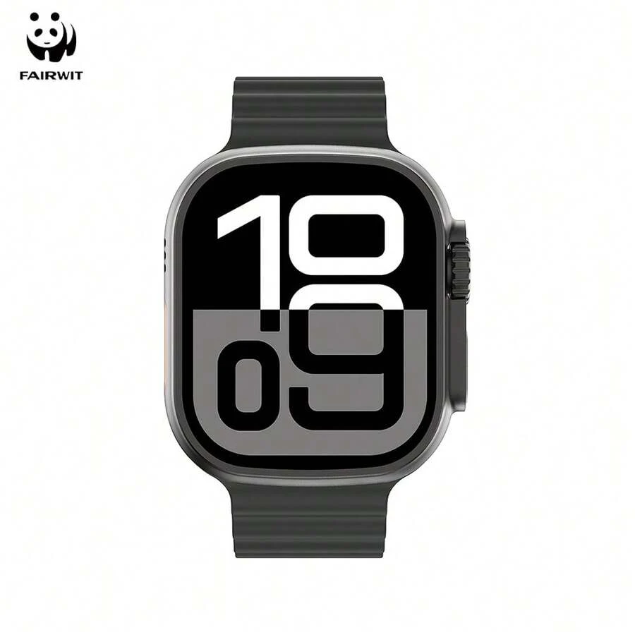 PANDA Jam Tangan Pintar Kontrol Suara AI - Asisten AI Multifungsi + Kesehatan. Fitur: Kontrol Suara AI, Integrasi ChatGPT, Layar Sentuh Berwarna 2,2 inci, Tampilan Jam yang Dapat Disesuaikan, Pemantauan Detak Jantung/Oksigen Darah/Tidur 24/7, Berbagai Mode Olahraga, Tahan Air IP68, Panggilan & Notifikasi Telepon, Pelacakan Saham, Deteksi Kebisingan. Cocok untuk Bisnis, Kebugaran, Aktivitas Luar Ruangan, Pelajar. Kompatibel dengan Android, Baterai 350mAh. - Hitam - View 1