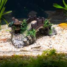 3pcs/Set Medieval Stone Arch Bridge Aquarium Decor - Durable Resin Material Suitable For Freshwater/Saltwater Fish Tanks, Elegant Gift Box Packaging, Ideal For Aquarium Hobbyists - A - View 5