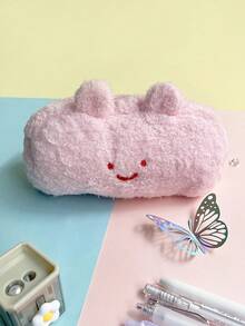 1 chiếc hộp đựng bút lông mềm mại dễ thương, túi đựng bút bằng vải nhung mềm mại, túi đựng mỹ phẩm dễ thương, ví đựng tiền xu, túi đựng đồ hình thú nhồi bông. - Nhiều màu - Xem 5