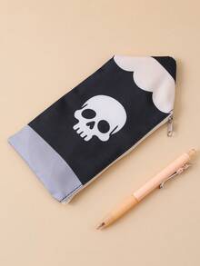1pc Large Capacity Pencil Pattern Pencil Case, Pencil Shaped Pencil Box/Cartoon Print Pencil Box, Cute Portable Travel Cosmetic Bag, Stationery Pencil Pouch, Miscellaneous Storage Bag, Perfect Back To School Pencil Case, School Supplies, Pencil Bag, Backpack - Multicolor - View 25