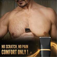 Electric Body Hair Trimmer - Groin Trimmer For Men - Bikini Trimmer Women - Wet/Dry Shaver Groomer, Replaceable Ceramic Blade Heads, USB Recharge Dock, Waterproof Hygiene Razor,Black - Xem 9