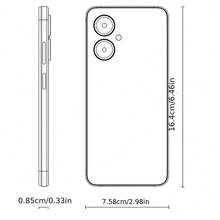 Redbeat D5 4G LTE 无锁智能手机，64GB 存储 + 2GB 内存，5000mAh 全天候电池，6.52 英寸护眼高清显示屏，Android 14 系统，双卡双待，Type-C 快速充电 - 藏蓝色 - 查看 7