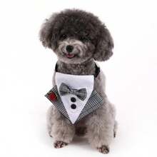 Babero para perros al estilo inglés, pañuelo triangular para boda, pañuelo para mascotas, accesorio de traje de boda - Multicolor - Ver 3