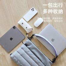 Túi đeo chéo cao cấp thiết kế độc đáo, phù hợp cho việc đi lại hàng ngày, túi đựng laptop 14/16 inch có đệm, túi đeo vai, thiết kế unisex, vừa vặn với laptop. - Xem 5
