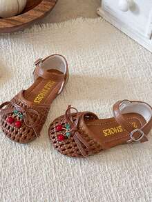 Baby Fashion Sports Shoes, Beautiful, Suitable For All Seasons, Baby Walking Shoes, Princess Shoes - Brown - View 2