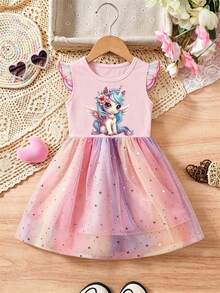 Young Girls Dresses - Multicolor - View 2