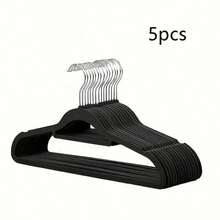 20 perchas de terciopelo para adultos con ganchos giratorios de 360 grados - perchas ahorradoras de espacio para dormitorio, baño, armario de dormitorio - Multicolor - Ver 11