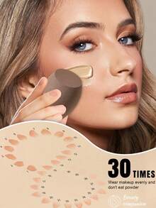 7/1pc Multi-Purpose Makeup Sponge, Powder Puff, Air Cushion Puff, Makeup Tool Set, Reusable Makeup Sponge, Makeup Accessories, Suitable For Concealer, Foundation, BB Cream, Suitable For Cream, Powder, Fit For All Skin Types - Multicolor - View 5