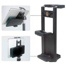 Giá đỡ điện thoại và máy tính bảng 110cm kèm chân đế ba chân, giá đỡ máy tính bảng và điện thoại di động, chân đế bằng sắt, đế máy tính bảng, giá đỡ ba chân, giá cố định điện thoại thông minh và máy tính bảng, giá đỡ - Xem 8