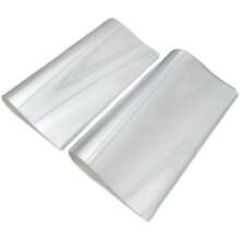 SISCCI Hojas de envoltura de salchicha de vidrio de 50x50cm, paquete de 1/2/5/10 hojas, juego de ataduras, uso doméstico y comercial para salami, salchichas, envasado de carne - transparente - Ver 6