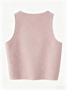 Tank Top Tanpa Lengan Wanita Freeform, Disarankan Memesan Satu Ukuran Lebih Besar untuk Musim Panas - Baby Pink - View 2