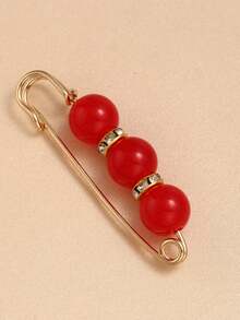 100pcs/50pcs/30pcs/10pcs Women's Pearl Waist Cinching Brooch Set, Classic And Minimalist Style, Suitable For Daily Wear And Gifting, Versatile For All Seasons, Can Be Matched With Trousers, Midi Skirts And Dresses, And Prevents Accidental Exposure - Multicolor - View 4
