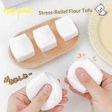 Đồ chơi bóp đậu phụ giảm căng thẳng, đồ chơi bóp đậu phụ độc đáo, quà tặng hài hước sáng tạo, lý tưởng cho sinh nhật, ngày lễ, Giáng sinh, quà tặng cho game thủ. - Nhiều màu - Xem 3
