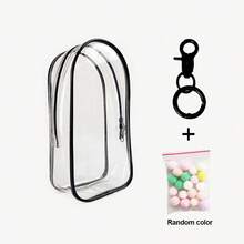 Caja organizadora de funda protectora transparente colorida para muñecas  V3 de 17cm, bolsa de exhibición para exteriores con llavero, accesorios para muñecas - 19 - Ver 16