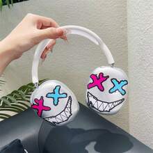 1 Set Transparent Hip-Hop Smiling Face Headphone Protective Case Compatible With Apple Max - Multicolor - View 3