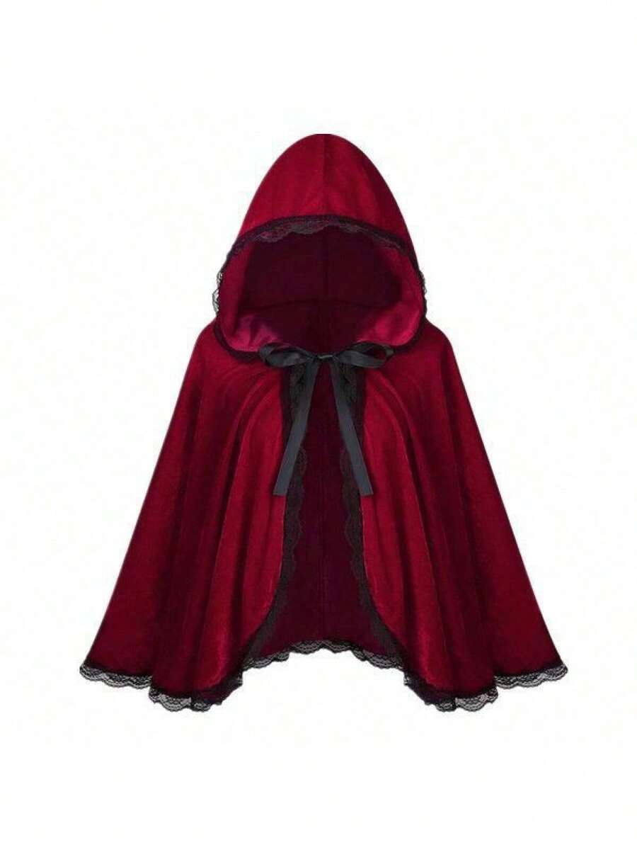 Cosplay Clothing - Burgundy (with Black Trim) 60cm - View 1