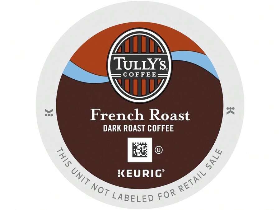 Tully's Coffee French Roast, Keurig Single-Serve  Pods, Dark Roast Coffee, 24 Count/Box - Coffee Brown - View 1