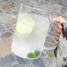 Bình nước thủy tinh có ống hút và nắp đậy, món quà thời trang dành cho phụ nữ, người yêu cà phê, quà cưới cho phù dâu, dung tích lớn, dễ thương. - Nhiều màu - Xem 6