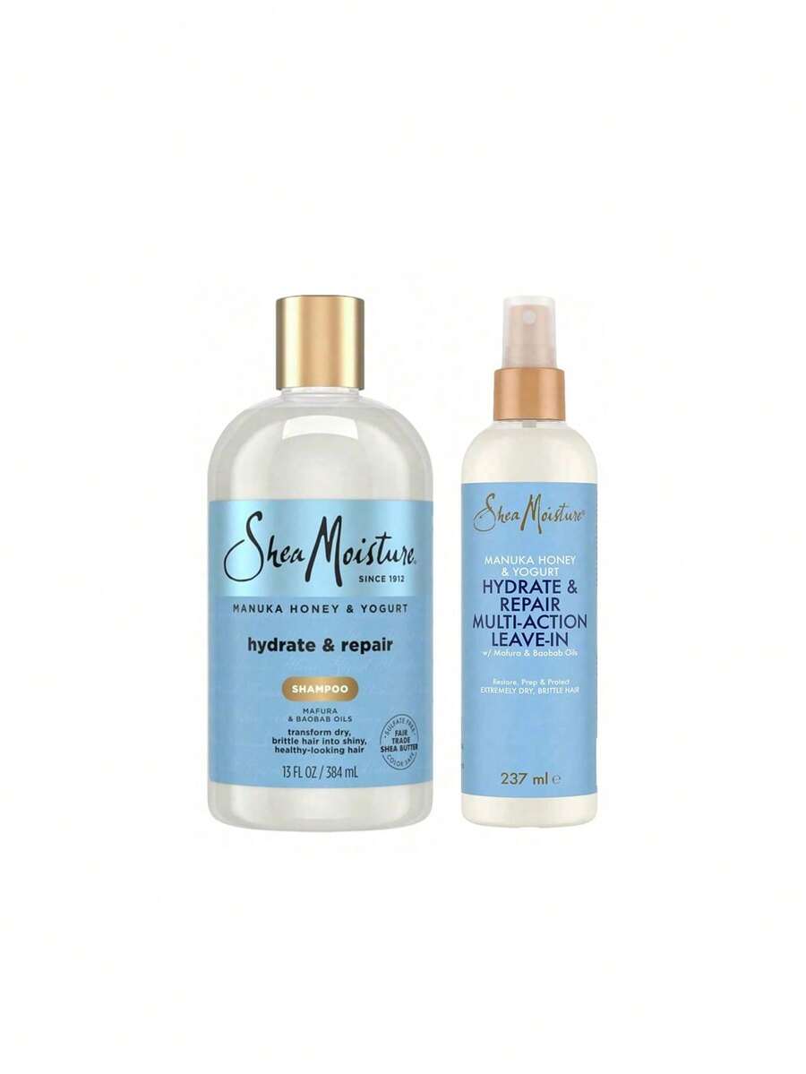 [Bundle] Manuka Honey & Yogurt Hydrate & Repair Shampoo 384 Ml + Multi-Action Leave-In Conditioner 237 Ml - Manuka Honey & Yogurt - View 1