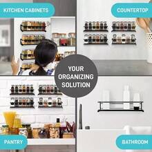 Wall Mounted Kitchen Racks - Or B 2 pièces - Voir 7