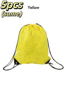1/3/5pcs Personalized Custom Name Initial Drawstring Sports Backpack, Waterproof Lightweight Cinch Bag, Multiple Sizes & Colors, Suitable For School, Travel, Beach & Outdoor Activities, Perfect Graduation, Holiday & Back To School Sports Gift - Multicolor - View 30