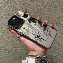 Funda para iPhone Clmj Y2K Cool Cat - Negro - Ver 6