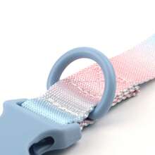 Vòng cổ cho chó bằng nylon có thể điều chỉnh, màu ombre, phù hợp cho chó nhỏ đến trung bình, màu hồng chuyển dần sang tím. - Nhiều màu - Xem 8