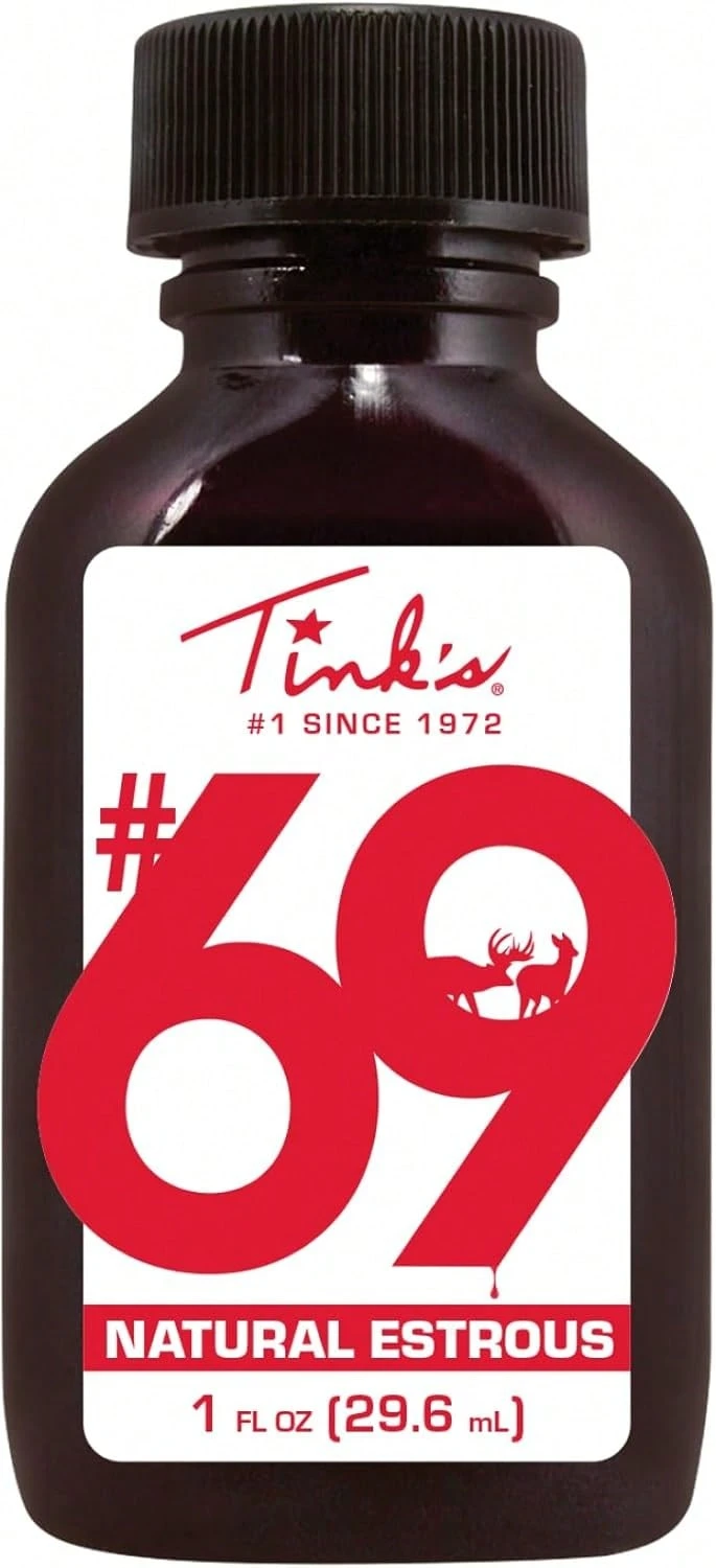 TINK'S #69 Doe-In-Rut Deer Attractant |Estrous Urine Scent For Hunting (2 Fl Oz) - Superior &Amp; Long Lasting Estrous Doe Urine Hunting Scents - Hunting Lure_Attractant - Advanced Deer Lure - White - View 1