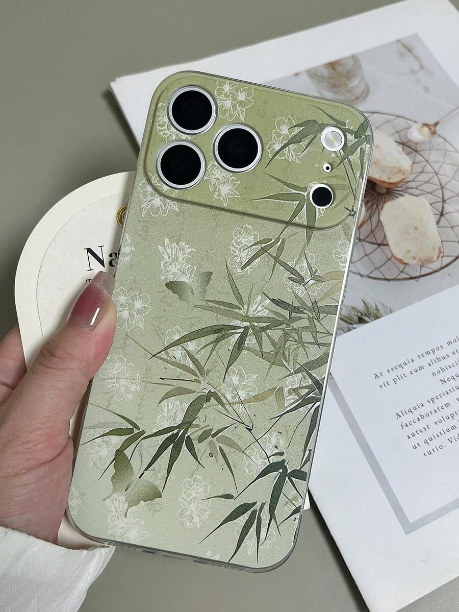 1个透明TPU防摔彩色中国风竹纹手机壳，兼容 15/15Pro/15Plus/15ProMax/16/16Pro/16Plus/16ProMax/17/17Pro/17ProMax、Galaxy S23 Ultra/A14/A24、安卓手机Note 12 Pro/Pixel 8/8 Pro - 彩色 - 查看 1