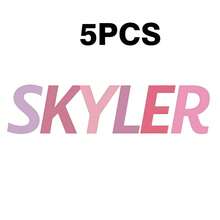10pcs Custom Name Sticker | Personalized First And Last Name Sticker | Personalized Laptop Sticker | Water Bottle Name Sticker | Boys, Back To School - Multicolor - View 26