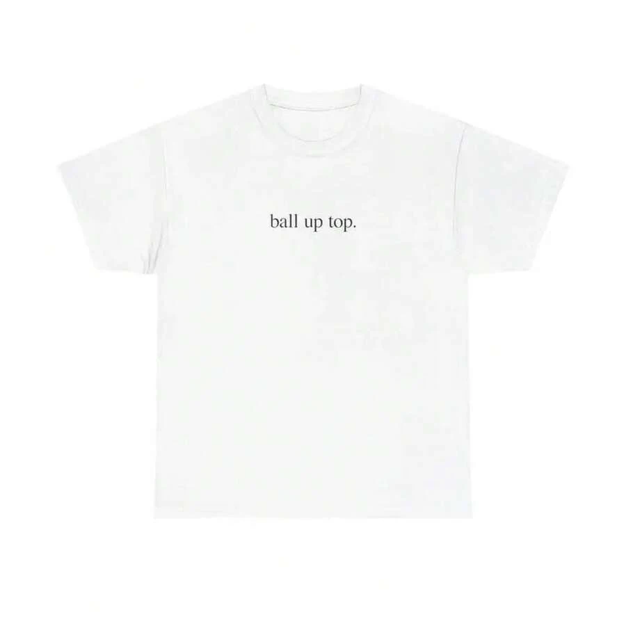 CAMISETA CON ESTAMPADO DE BALÓN - Blanco - Ver 1