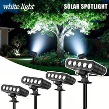 4-Pack, LED Auto-Sensor With 3 Modes And 120° Adjustable Angle, Outdoor Solar Light, IP44 Waterproof, Suitable For Courtyard,  Garden, Garage, Porch, Patio Lighting, Wall-Mounted, Night Light. - Multicolor - View 1